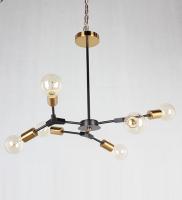 Потолочные люстры — 42429/6 черный+золото купить в  Потолочные люстры — 42429/6 черный+золото купить в
