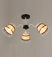 Потолочные люстры — 03114/3 черный+белый купить в 