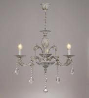 Люстры подвесные — 2524/3 белый с патиной золото купить в 