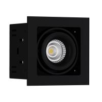 Встраиваемые точечные светильники — Встраиваемый светильник LeDron ON-201-9W BK-BK купить в 