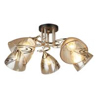 Потолочные люстры — Потолочная люстра IMEX MD.4077-5-S FGD+BK купить в 