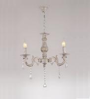 Люстры подвесные — 2881/3 белый с патиной золото купить в 