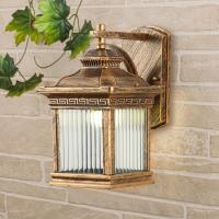 Уличные настенные светильники — Светильник настенный Elektrostandard Sargas D черное золото (GL 1027D) купить в 