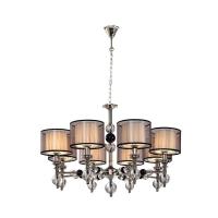 Люстры подвесные — Подвесная люстра Lumien Hall Монелья LH1054/8H-NK-WT купить в 