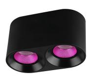 Накладные точечные светильники — Накладной светильник Denkirs DK3096-BK+PI купить в  Накладные точечные светильники — Накладной светильник Denkirs DK3096-BK+PI купить в