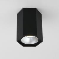 Накладные точечные светильники — Накладной светильник Elektrostandard 25036/LED 7W 4200K черный матовый/серебро купить в  Накладные точечные светильники — Накладной светильник Elektrostandard 25036/LED 7W 4200K черный матовый/серебро купить в
