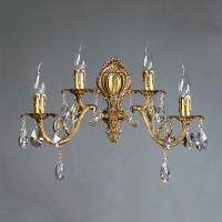 Настенные бра — Бра AMBIENTE by BRIZZI 8888/2+2 AB Tear drop купить в 