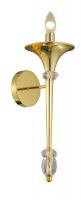 Настенные бра — Бра Crystal Lux MIRACLE AP1 GOLD купить в 