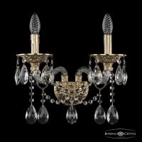 Настенные бра — Бра Bohemia Ivele Crystal 16113B/2/165/XL G купить в  Настенные бра — Бра Bohemia Ivele Crystal 16113B/2/165/XL G купить в