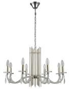 Люстры подвесные — Подвесная люстра Crystal Lux AURELIO SP8 GOLD+CHROME/TRANSPARENT купить в 