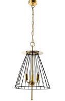 Подвесные светильники — Подвесной светильник Crystal Lux MODESTO SP3 BLACK/GOLD купить в 