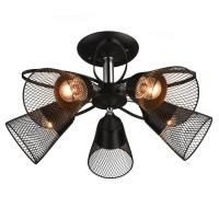 Люстры на штанге — Потолочная люстра Seven Fires Berat WD3525/5C-BK-CR-BK купить в  Люстры на штанге — Потолочная люстра Seven Fires Berat WD3525/5C-BK-CR-BK купить в