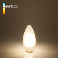 Светодиодные лампы — Светодиодная лампа Elektrostandard Свеча 7W 4200K E14 (C35 белый матовый) (BLE1410) купить в  Светодиодные лампы — Светодиодная лампа Elektrostandard Свеча 7W 4200K E14 (C35 белый матовый) (BLE1410) купить в