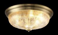 Накладные светильники — Накладной светильник Crystal Lux LLUVIA PL6 BRONZE D550 купить в 