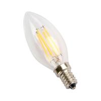 Лампы — Лампа светодиодная филаментная Elvan E14 5W 4000K прозрачная E14-5W-6000K-CL-candle купить в  Лампы — Лампа светодиодная филаментная Elvan E14 5W 4000K прозрачная E14-5W-6000K-CL-candle купить в
