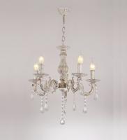 Люстры подвесные — 2881/5 белый с патиной золото купить в 