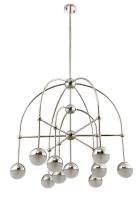 Люстры на штанге — Люстра на штанге Crystal Lux TRUENA SP-PL6+3+1 NICKEL купить в 