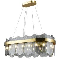 Люстры подвесные — Подвесная люстра Natali Kovaltseva VALENCIA 91000/15C GOLD SATIN купить в  Люстры подвесные — Подвесная люстра Natali Kovaltseva VALENCIA 91000/15C GOLD SATIN купить в