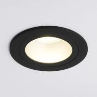 Встраиваемые точечные светильники — Встраиваемый светильник Elektrostandard 122 MR16 серебро/черный купить в 