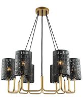 Люстры подвесные — Подвесная люстра Lumien Hall Ноэль 4005/6P-GD-BK купить в 