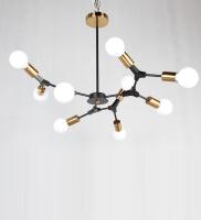 Потолочные люстры — 42429/9 черный+золото купить в  Потолочные люстры — 42429/9 черный+золото купить в