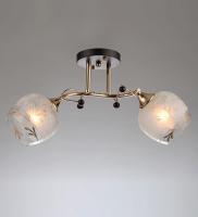 Потолочные люстры — 2321/2 черный+золото купить в 