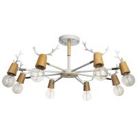 Люстры на штанге — Люстра на штанге LOFT IT 10024/8 White купить в 