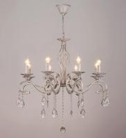 Люстры подвесные — 02519/8 (2235) белый с патиной золото купить в 