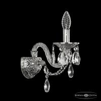Настенные бра — Бра Bohemia Ivele Crystal 16106B/1/141 Ni купить в  Настенные бра — Бра Bohemia Ivele Crystal 16106B/1/141 Ni купить в
