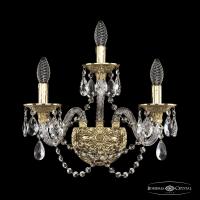 Настенные бра — Бра Bohemia Ivele Crystal 16102B/2+1/165 G купить в  Настенные бра — Бра Bohemia Ivele Crystal 16102B/2+1/165 G купить в