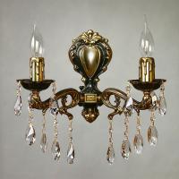 Настенные бра — Бра AMBIENTE by BRIZZI 2128/2 PB Tear Drop купить в 
