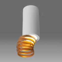 Накладные точечные светильники — Накладной светильник Elektrostandard DLN102 GU10 белый/золото купить в  Накладные точечные светильники — Накладной светильник Elektrostandard DLN102 GU10 белый/золото купить в