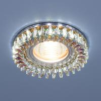 Встраиваемые точечные светильники — Встраиваемый светильник Elektrostandard 2216 MR16 MLT/CH мульти/хром купить в 