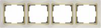 Рамки — Рамка Werkel WL03-Frame-04-ivory-GD (слоновая кость/золото) купить в 