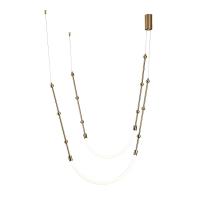 Подвесные светильники — Подвесной светодиодный светильник Indigo Corda 14010/2P Brass V000063L купить в  Подвесные светильники — Подвесной светодиодный светильник Indigo Corda 14010/2P Brass V000063L купить в