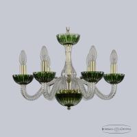 Люстры подвесные — Подвесная люстра Bohemia Ivele Crystal 1308/6/165 G Cl/Clear-Green/H-1K купить в  Люстры подвесные — Подвесная люстра Bohemia Ivele Crystal 1308/6/165 G Cl/Clear-Green/H-1K купить в