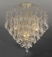 Люстры подвесные — 1498/6 белый с патиной золото купить в 