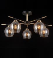 Потолочные люстры — 42529/5 черный+бронза купить в 