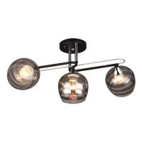 Люстры на штанге — Потолочная люстра IMEX MD.1042-3-S BK+CH купить в 