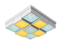 Накладные светильники — Накладной светильник Ambrella Light FS1540 WH/SD 108W D540*540 купить в 