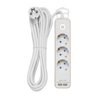 Удлинители кабелей — Удлинитель Duwi 2хUSB 3гн 5м с/з 32067 8 купить в  Удлинители кабелей — Удлинитель Duwi 2хUSB 3гн 5м с/з 32067 8 купить в
