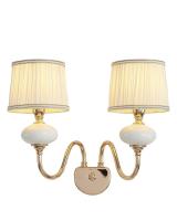 Потолочные светильники — Бра Lumien Hall Макей 1031/2W-GD-WT купить в 