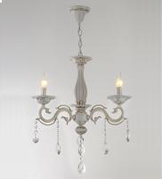 Люстры подвесные — 02929/3 белый с патиной золото купить в 