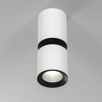 Накладные точечные светильники — Накладной светильник Elektrostandard 25048/LED 12W 4000К белый/чёрный купить в  Накладные точечные светильники — Накладной светильник Elektrostandard 25048/LED 12W 4000К белый/чёрный купить в