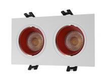 Встраиваемые точечные светильники — Встраиваемый светильник Denkirs DK3072-WH+RD купить в 