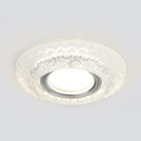 Встраиваемые точечные светильники — Встраиваемый светильник Elektrostandard 7247 MR16 СL прозрачный купить в 