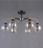 Потолочные люстры — 42272/6 черный+бронза купить в 