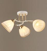 Потолочные люстры — 03136/3 белый с патиной золото купить в 