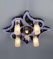 Потолочные люстры — 1160/4+1 черный-RGB купить в 