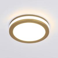 Встраиваемые точечные светильники — Встраиваемый светильник Elektrostandard DSKR80 5W 4200K SGD золото матовый купить в 